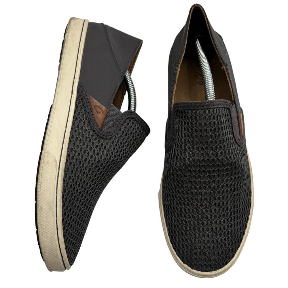 OluKai Women's Pavement Gray Pehuea Slip On Sneakers - Picture 5 of 11